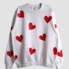 Basic mikina RED HEARTS
