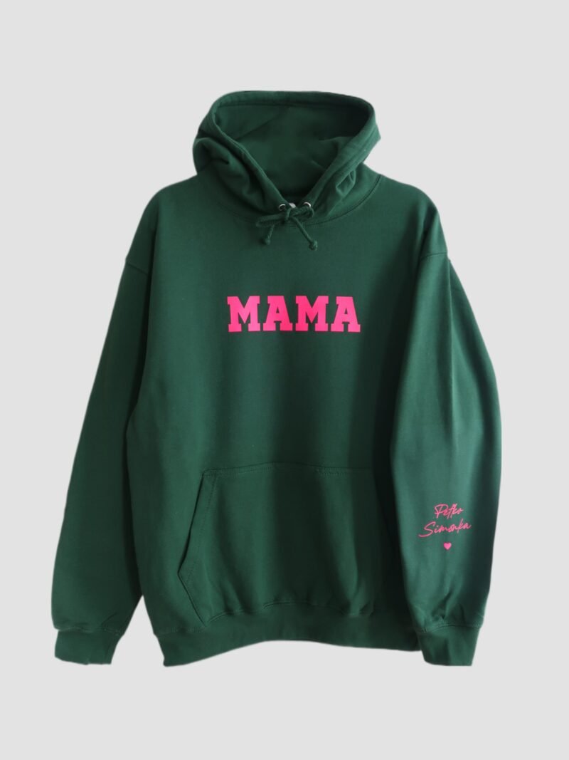 College mikina MAMA s menami detí na rukáve