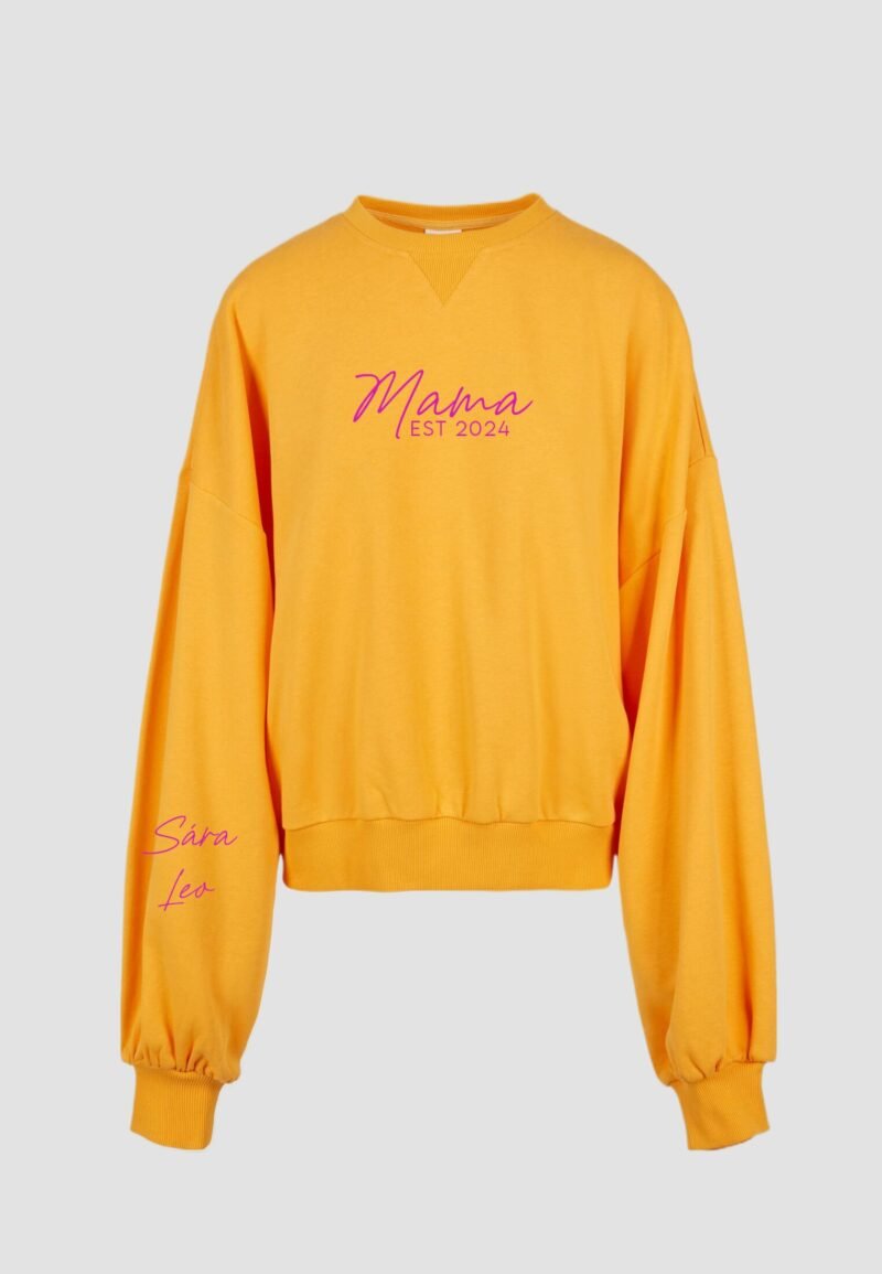 Oversized mikina Urban Classic | žltá (Veľ. M/L)