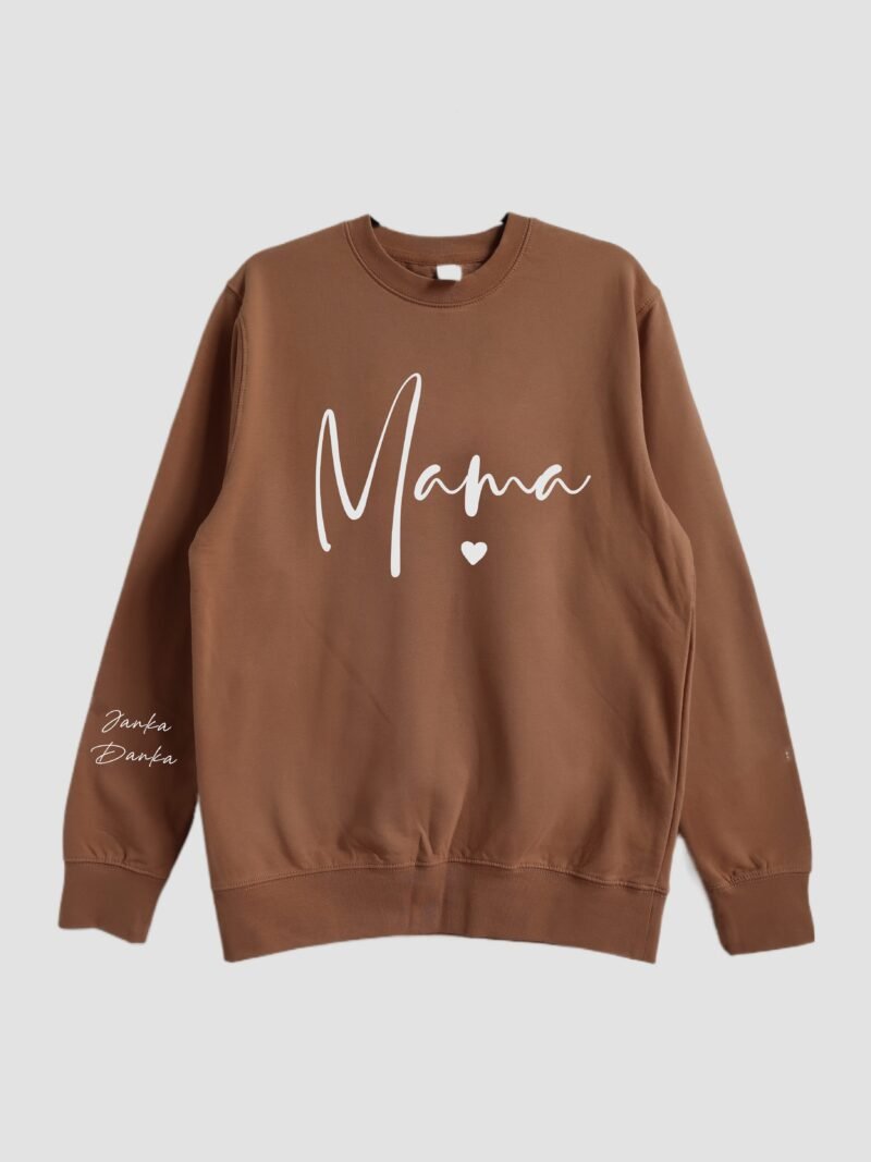Basic mikina s veľkým nápisom MAMA